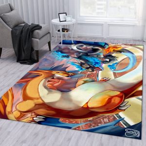 dragon pokemon rug custom size and printing 0